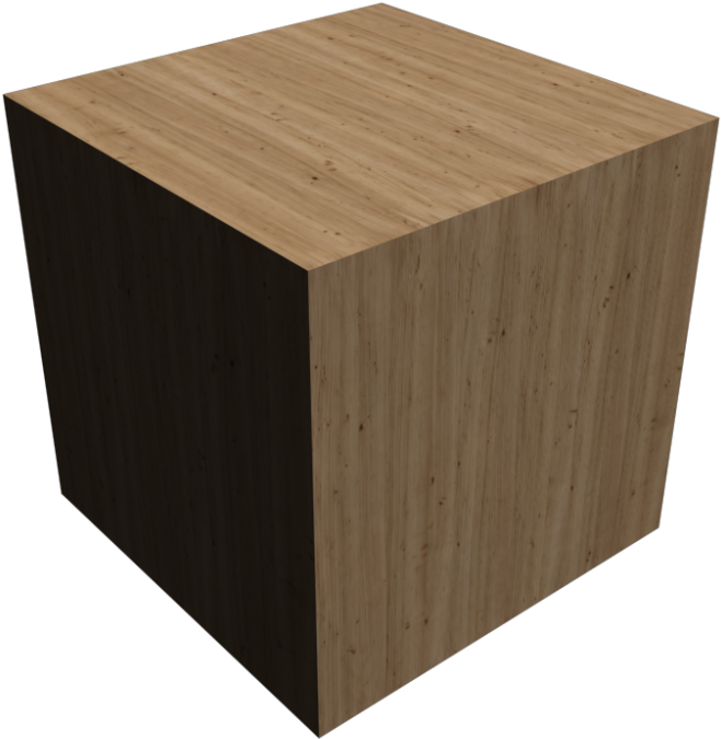 Wooden Cube Png (1000x1000), Png Download