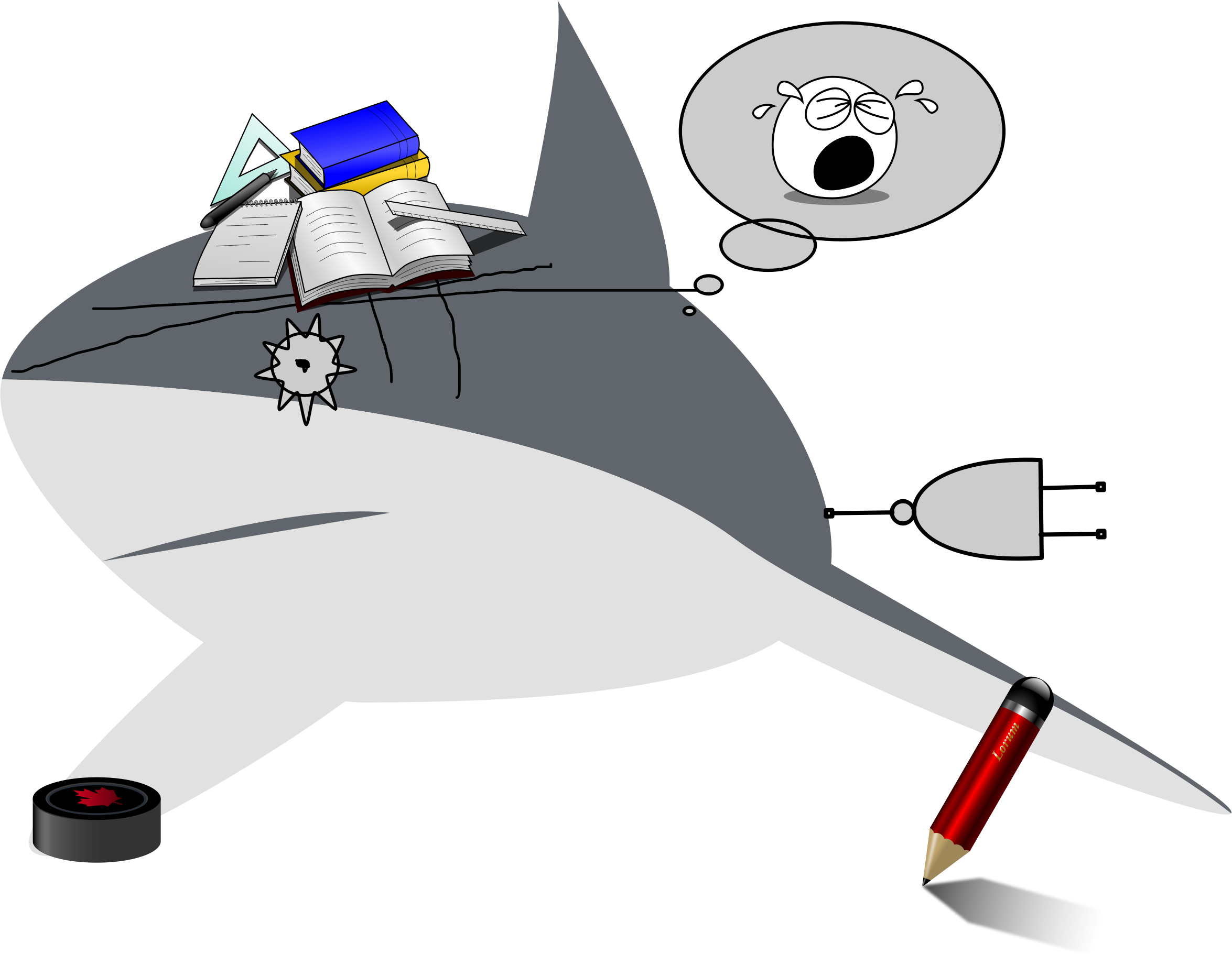 This Free Icons Png Design Of What A Shark (2350x1823), Png Download