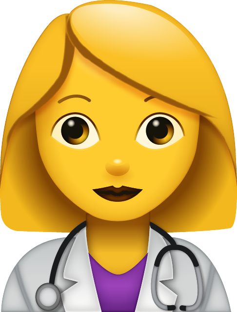 Emoji Doctor Png (486x640), Png Download