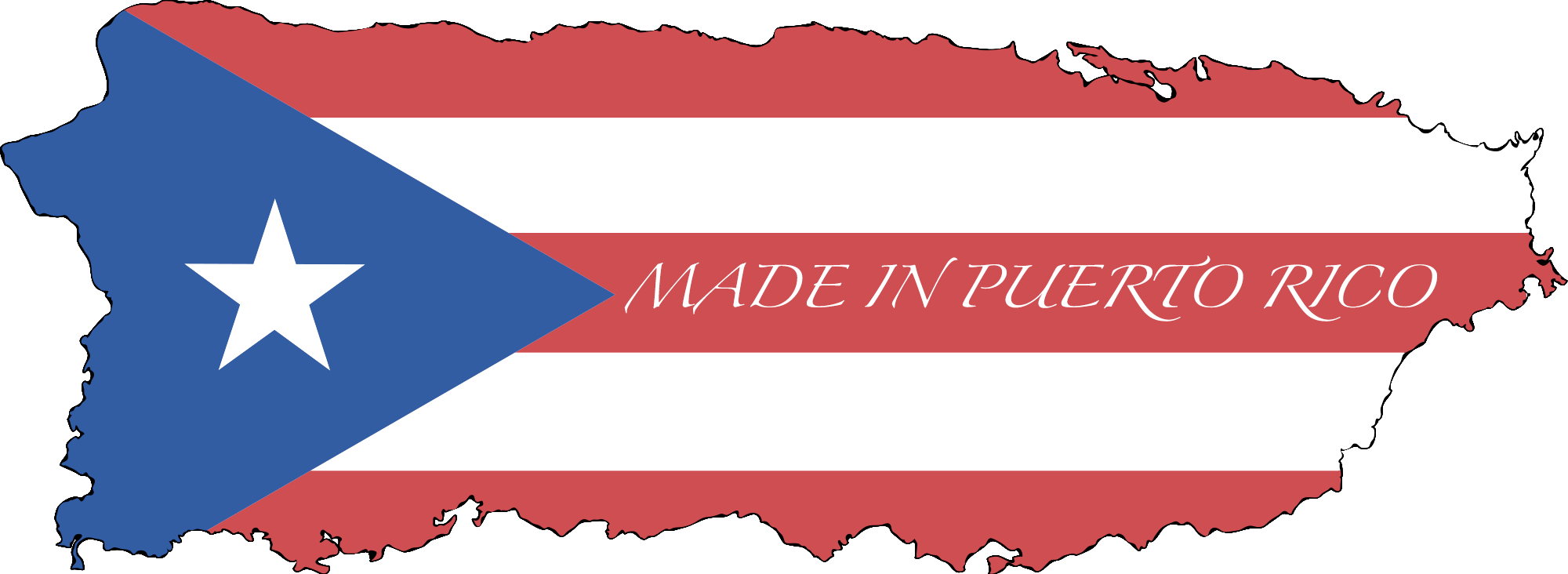 I Invite You To Share In A Project To Which I Have - Puerto Rico Map Flag (2000x732), Png Download