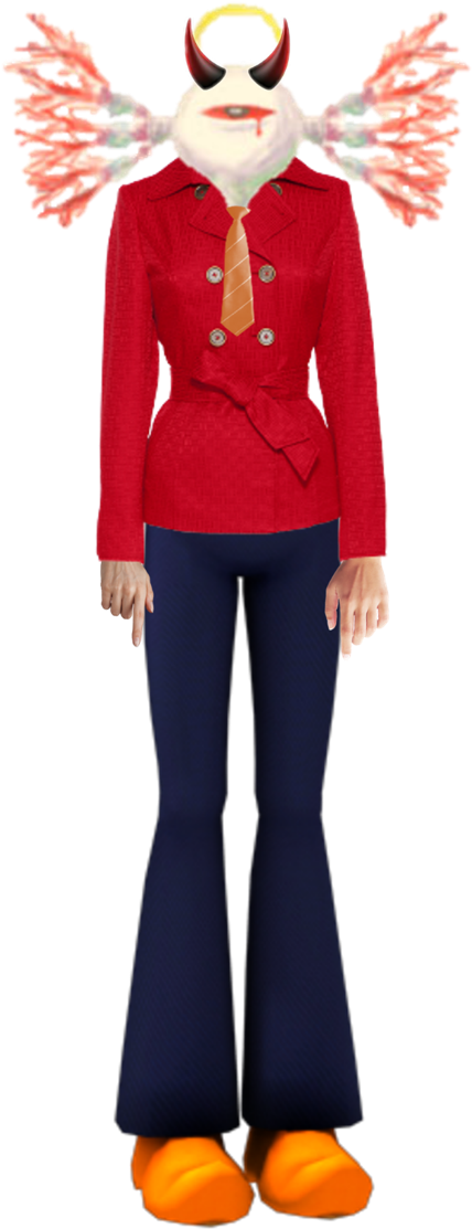 Metakirby 64 Remake Final Boss Leaked - Girl (429x1125), Png Download