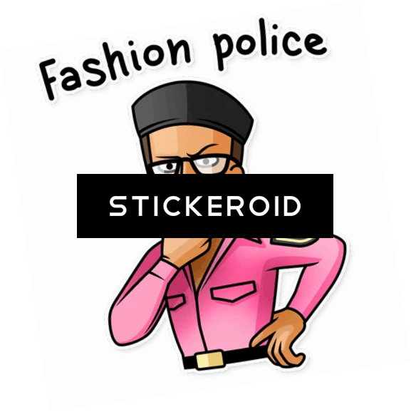 Fashion Police (577x578), Png Download