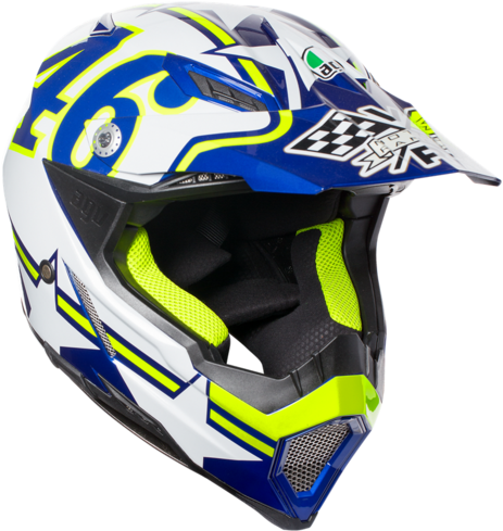 Agv Ax8 Evo Ranch Off Road Motorcycle Helmet - Agv Motocross Helmet (600x600), Png Download