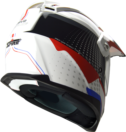 Dsv2 Gs Rear View Helmet (650x536), Png Download