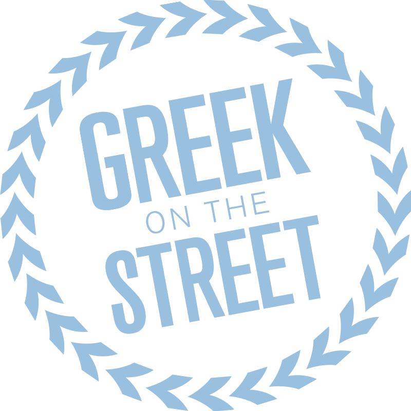 Greek On The Street Logo - Green Card (800x800), Png Download
