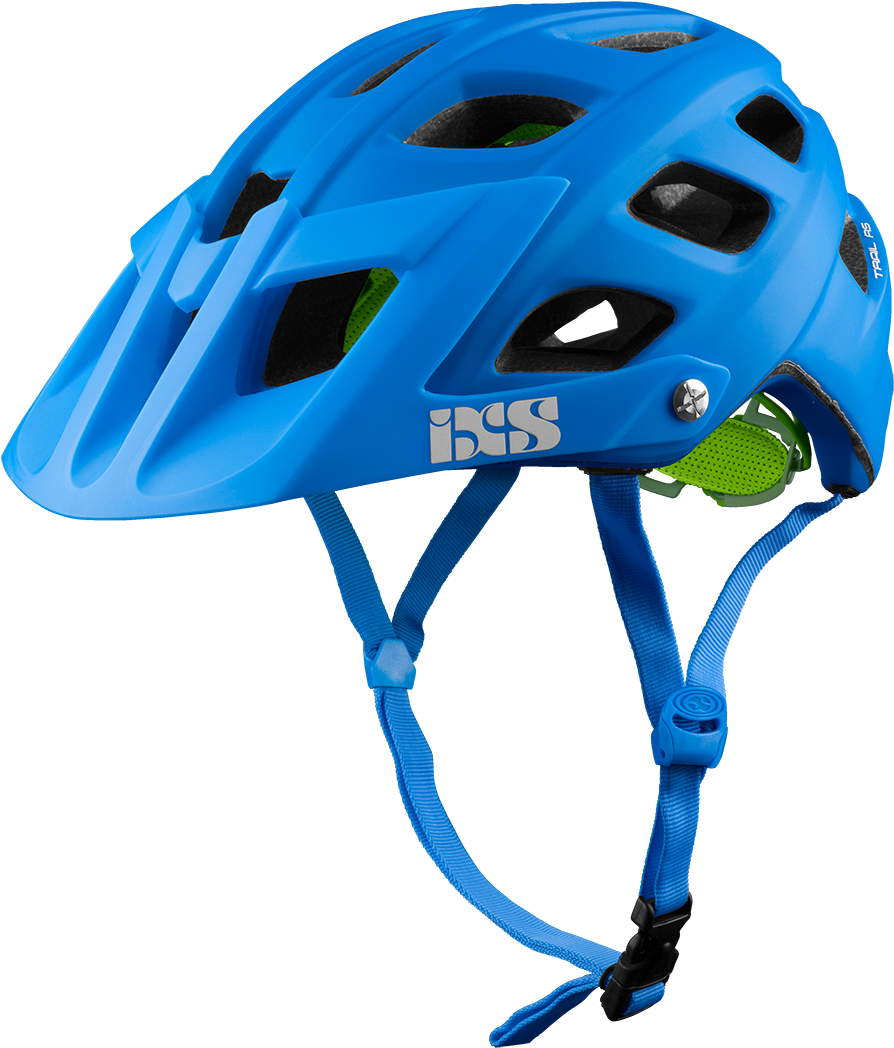 Mountain Bike Helmets Blue Orange (1080x1080), Png Download