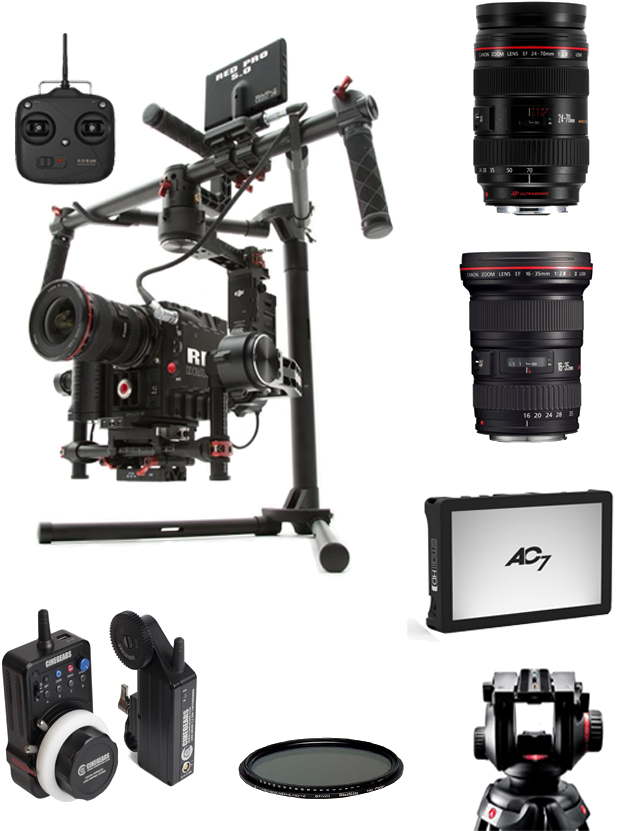 Red Scarlet Mx Canon 16 70mm Dji Ronin (720x964), Png Download