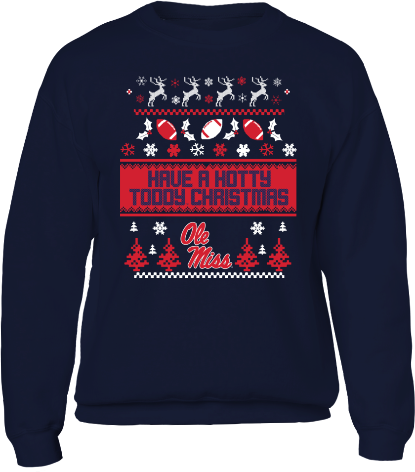 Ugly Christmas Sweater Design - Texas Tech Christmas Tee (1000x1000), Png Download
