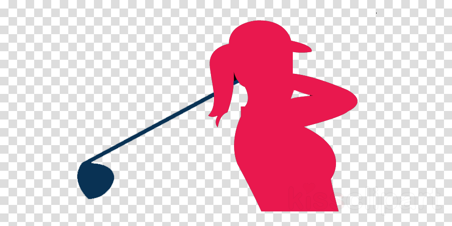 Ladies Golf Clipart Clip Art Women Golf Clip Art - Coin Clipart Black And White (900x450), Png Download