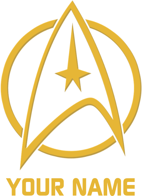 Tos Command Emblem Wall Tapestry - Star Trek Icon Png (690x700), Png Download