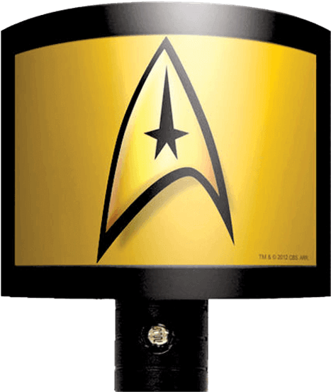 Star Trek Insignia Night Light - Star Trek - Command Insignia Night Light (555x555), Png Download