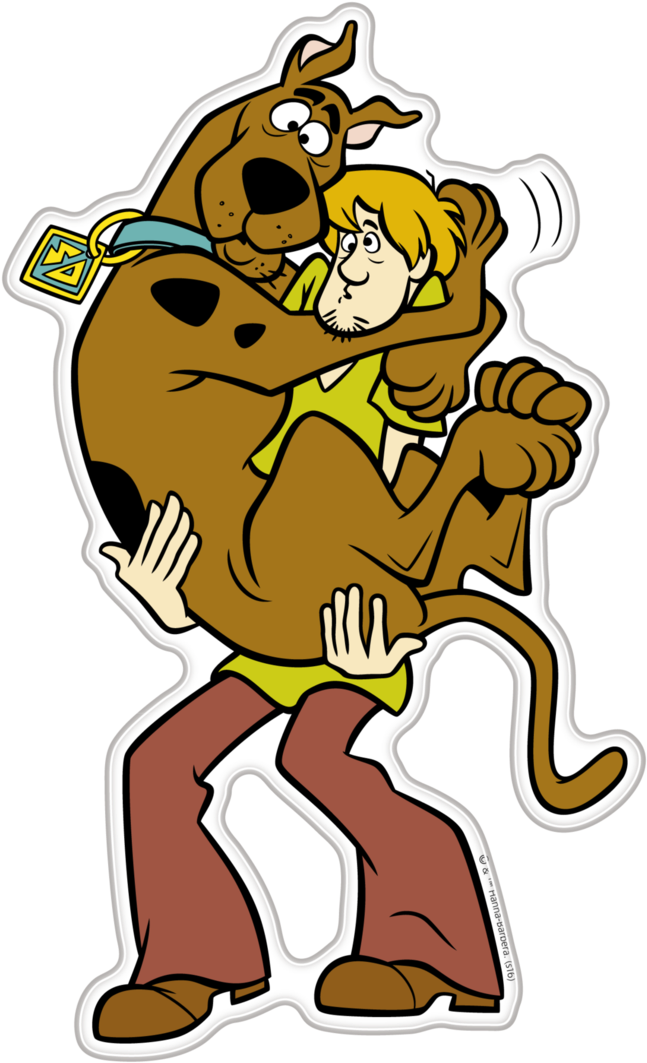 Scared Scooby-doo Shaggy Premium 3d Character Fan Emblem - Scooby Doo Shaggy Patch (800x1216), Png Download