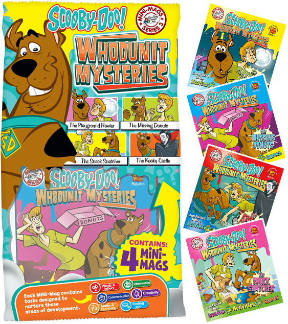 Scooby Doo Mini Mags Series - Scooby-doo And The Scary School (584x650), Png Download