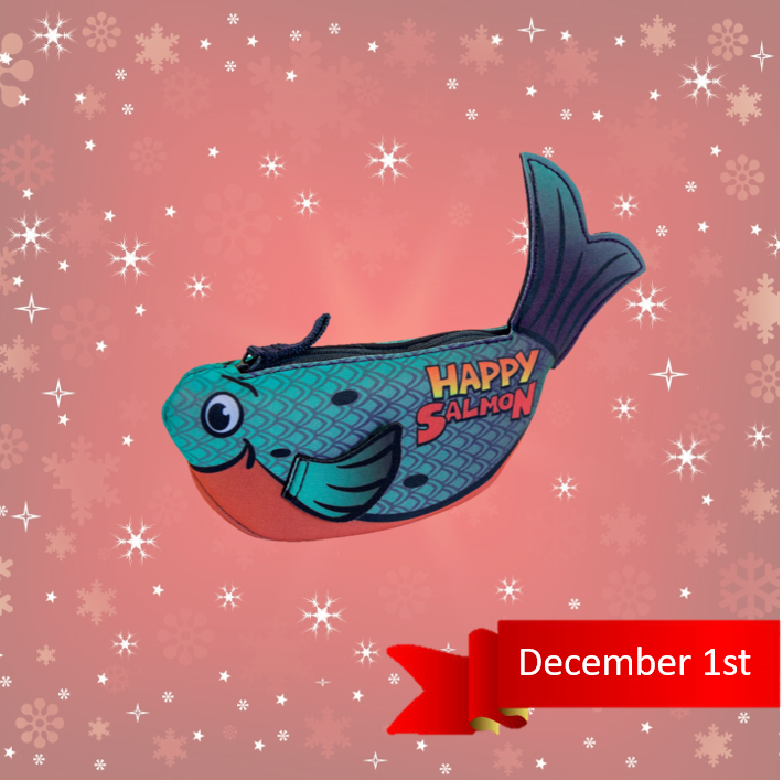 1 Dec - Happy Salmon Mercurio (710x707), Png Download