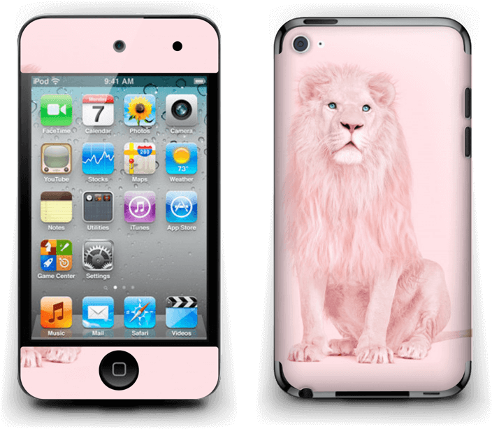 A Pink Lion - Ipod Touch 4g Back (800x663), Png Download