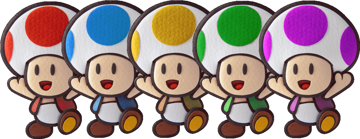 Helpers Super Paper Mario - Cartoon (1270x491), Png Download
