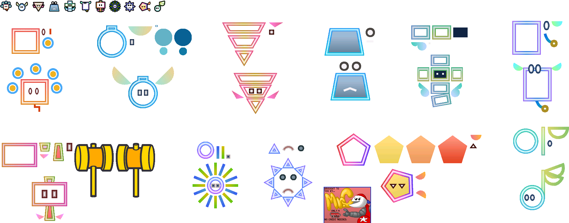 Click For Full Sized Image Pixls - Super Paper Mario Pixl Sprites (1912x750), Png Download