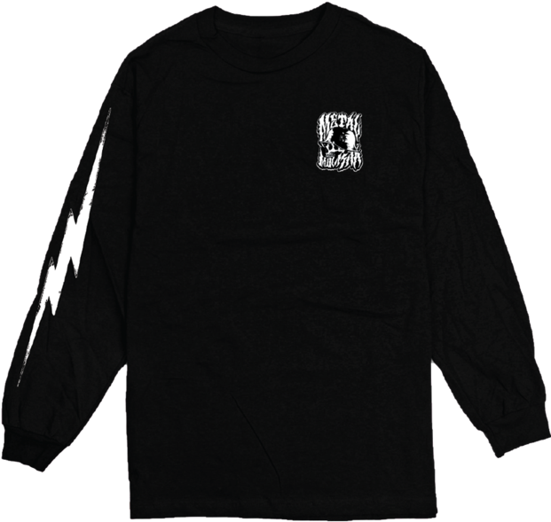 Battle Axe Long Sleeve - Alstyle Long Sleeve Navy (620x620), Png Download