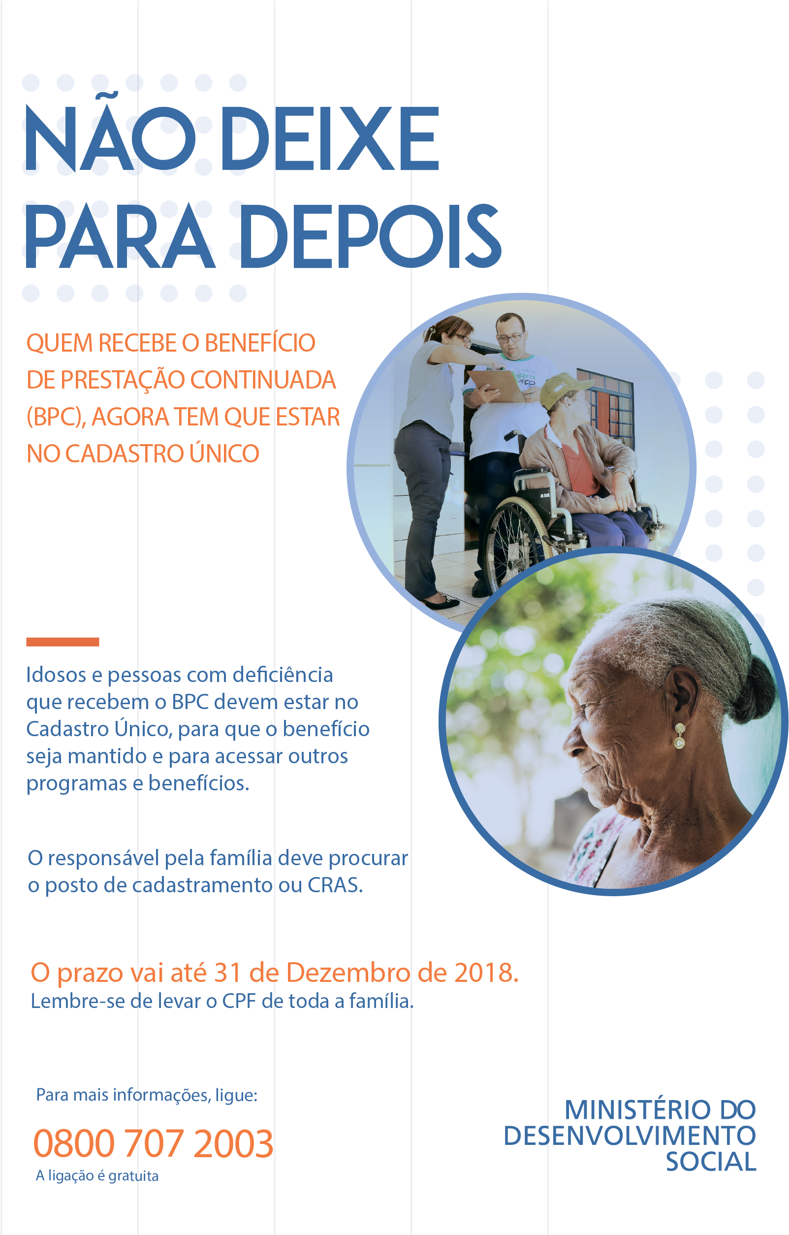 34 Pm 911361 Cartaz Bpc A3 - Não Deixe Para Depois Mds (1790x2517), Png Download