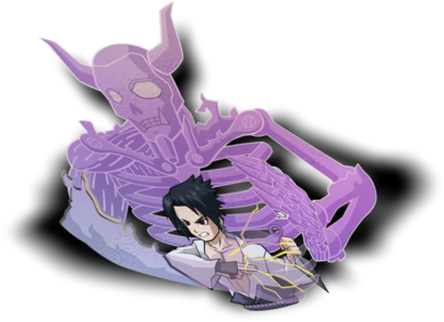 Sasuke Uchiha Susanoo Holographic "large" Sticker - Sasuke Uchiha (600x600), Png Download