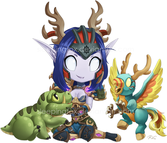 Blizzard - Tyrande Lich King Wow (700x601), Png Download