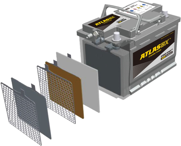 Agm Battery - Diesel Engine (685x585), Png Download