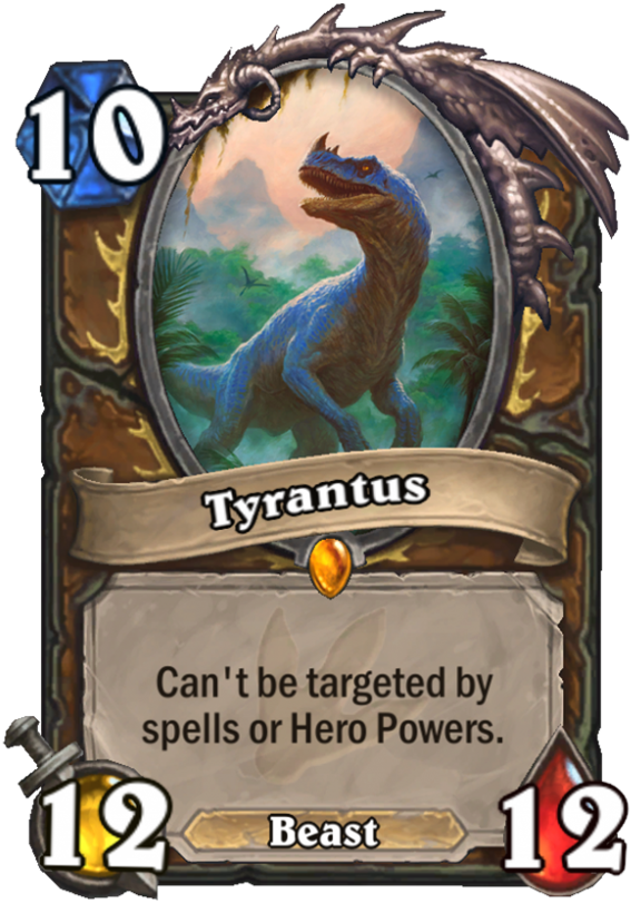 Tyrantus Hearthstone Card Hearthstone Top Decks Png - Mecha Thun Hearthstone (567x811), Png Download