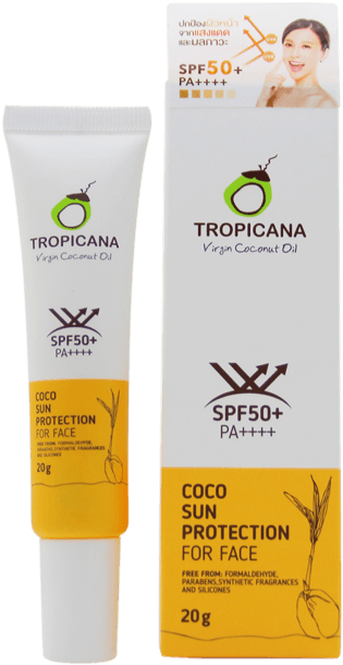 Tropicana Sun Face Protection - Tropicana Oil (700x700), Png Download