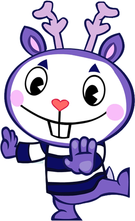 Old Style - Happy Tree Friends Mime (614x762), Png Download