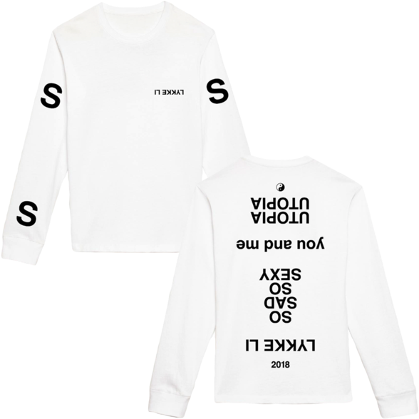 Utopia White Longsleeve - Lykke Li Merch So Sad So Sexy (600x600), Png Download