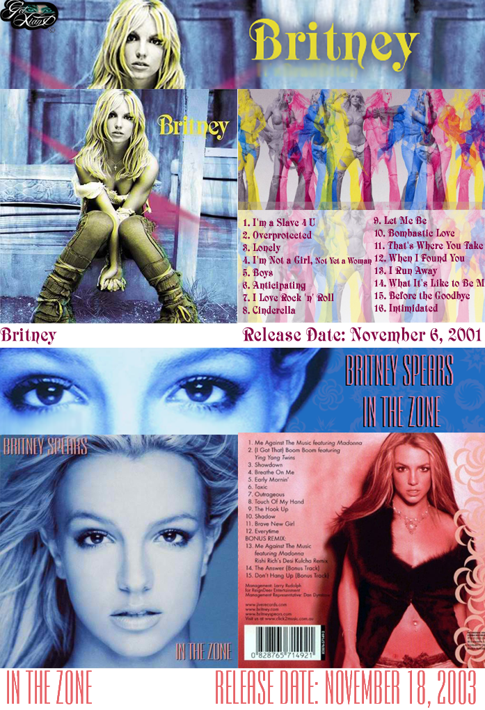 Albumset2 T=1287860471 - Sony Britney By Spears, Britney (697x1021), Png Download