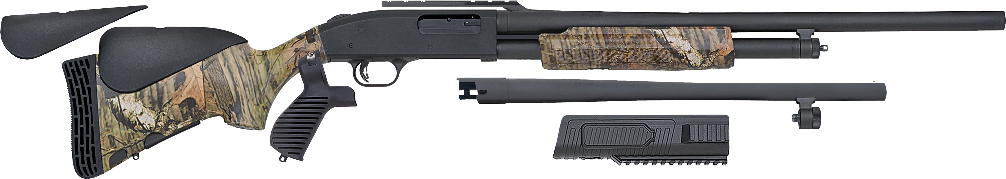 Flex 500 Combo Deer/security - Mossberg 500 (3553x810), Png Download