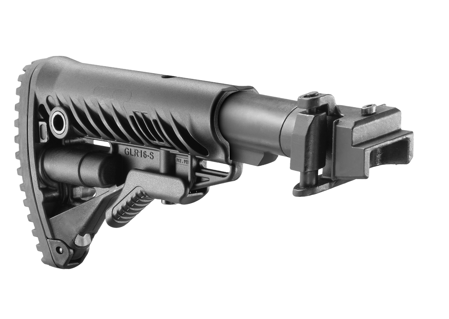 M4 Folding Buttstock For Ak - Fab Defense Ar Stock (1920x1080), Png Download