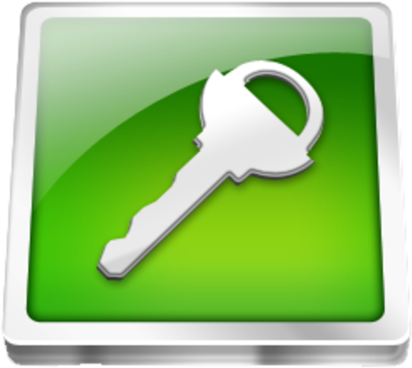 Icon Png Green Password (600x600), Png Download