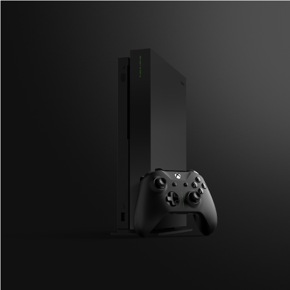 Xbox One Console Png For Kids - Microsoft Xbox One X - 1 Tb - Project Scorpio Edition (786x587), Png Download