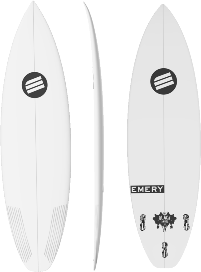 The Black Angel 2 By Emery Surfboards - Sharp Eye 77 (720x900), Png Download