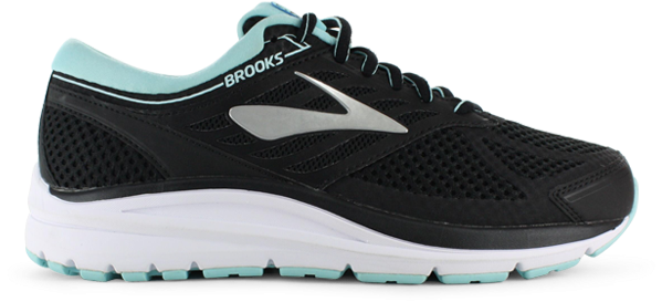 Brooks Addiction 13 Womens Black Angel Blue Silver - Brooks Addiction 13 D 013 (685x478), Png Download