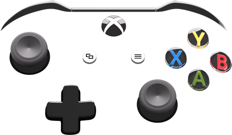 Xbox One X Painted - Controles De Xbox One (1000x600), Png Download