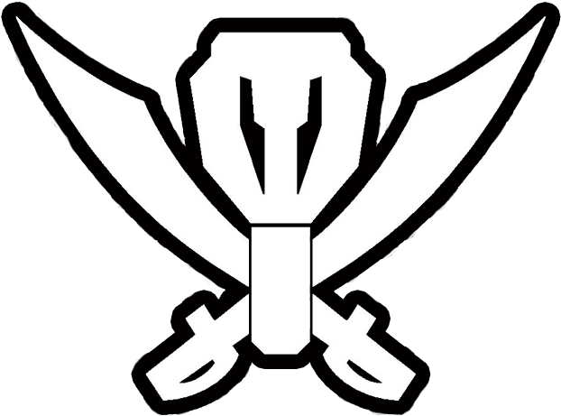 Megaforce Symbol Power Rangers Schwert, Power Rangers - Logo Power Rangers Super Megaforce (638x504), Png Download