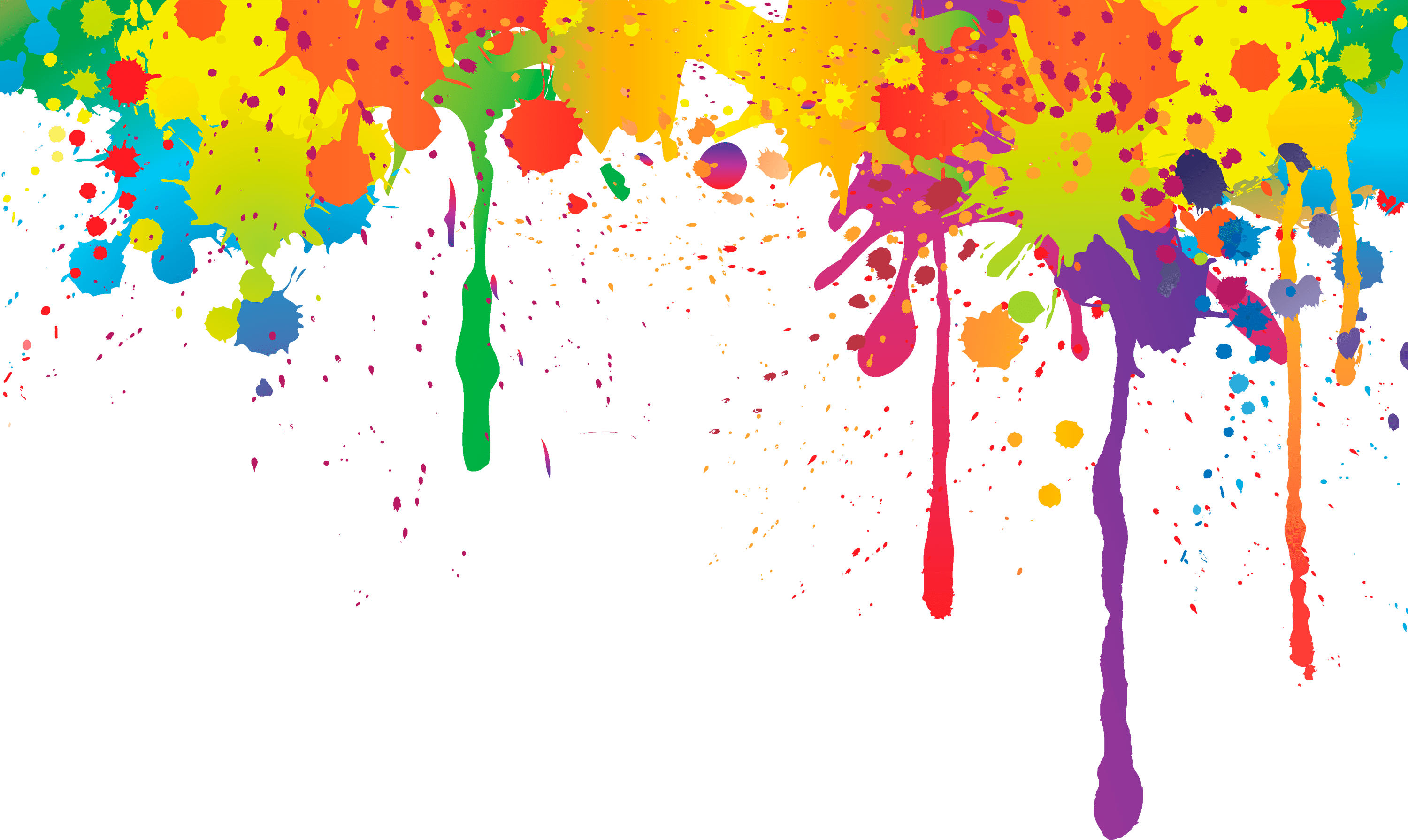 Watercolor Color Splash Png (3000x1790), Png Download