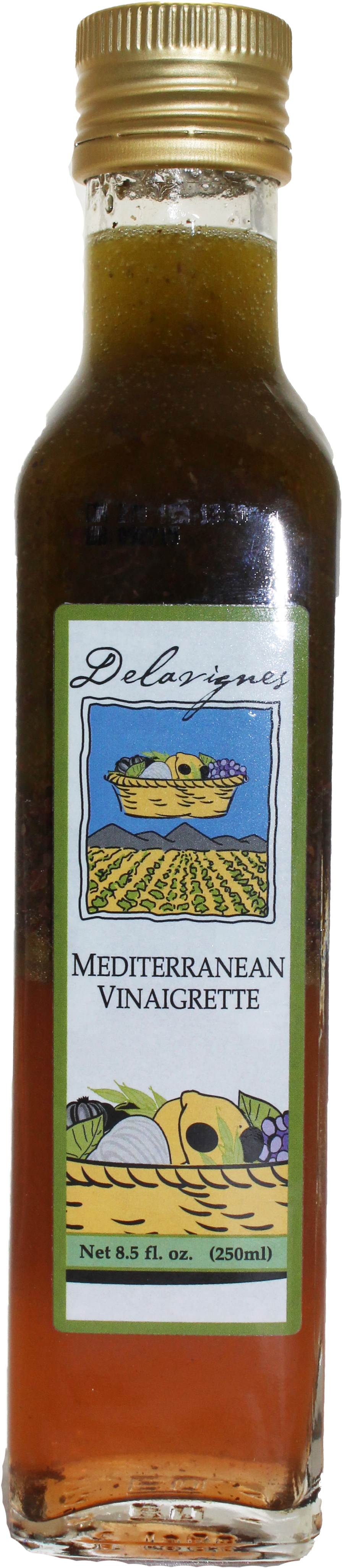 Olive Oil Factory Mediterranean Vinaigrette - Glass Bottle (1928x4776), Png Download