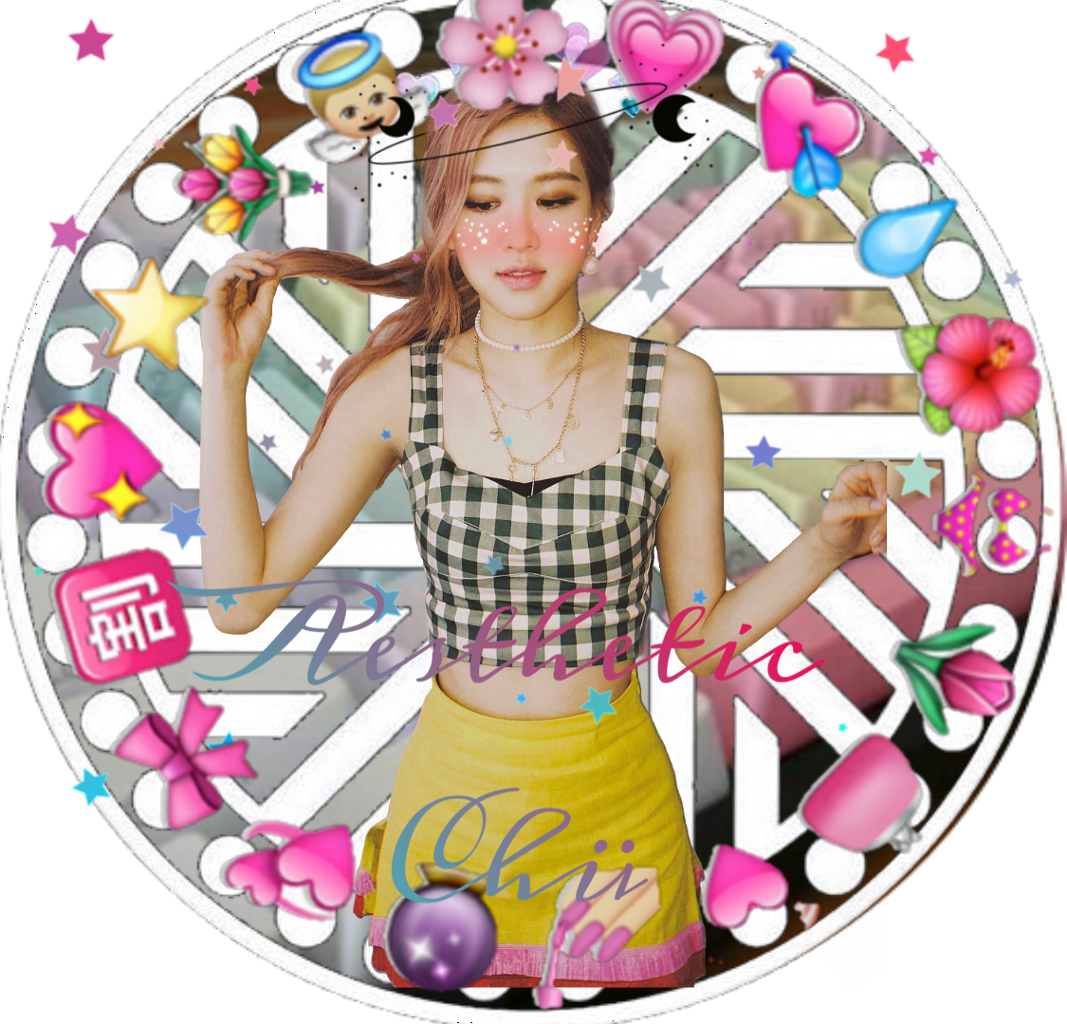 Park Chaeyoung😊blackpink Kpop Rosé Blackpinkrose Icon - Blackpink Icon Circle Png (1067x1024), Png Download