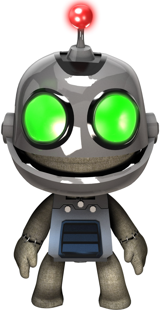 Clank Costume - Little Big Planet Clank (608x1176), Png Download