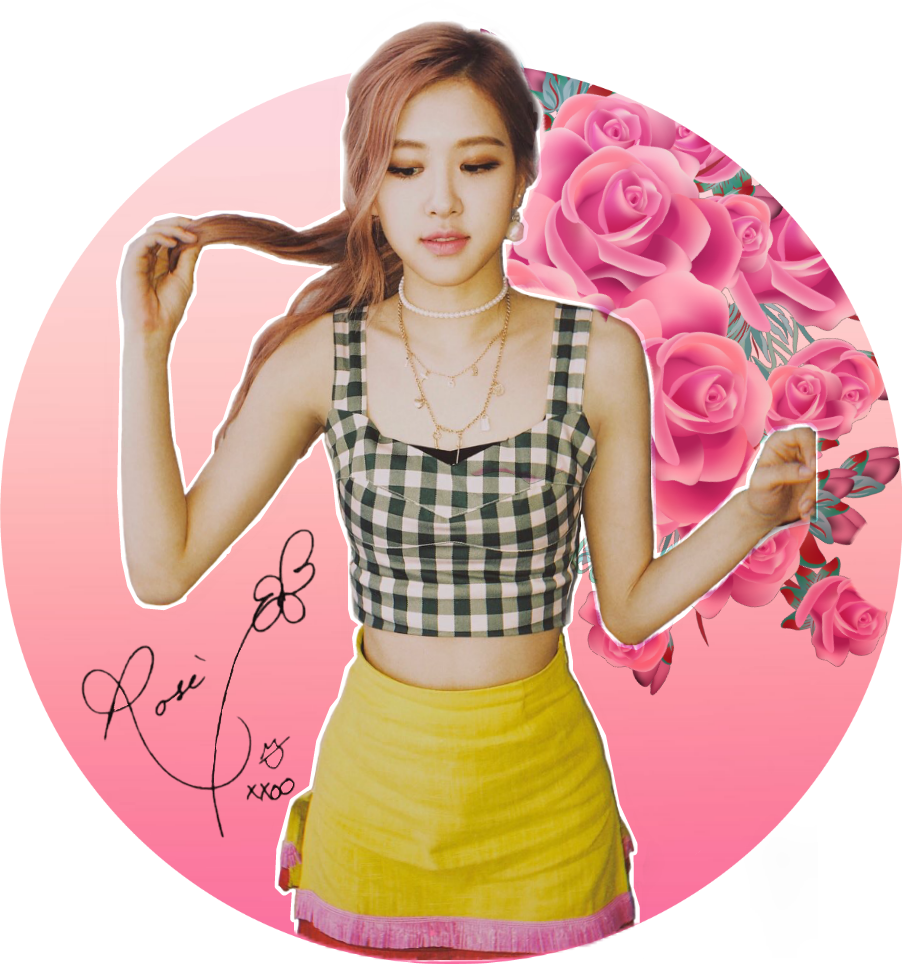 Rose Blackpink Rosé Blackpinkrose Blackpinkrosé Yg - Art Print: Mashakotcur's Beautiful Vector Background (902x964), Png Download