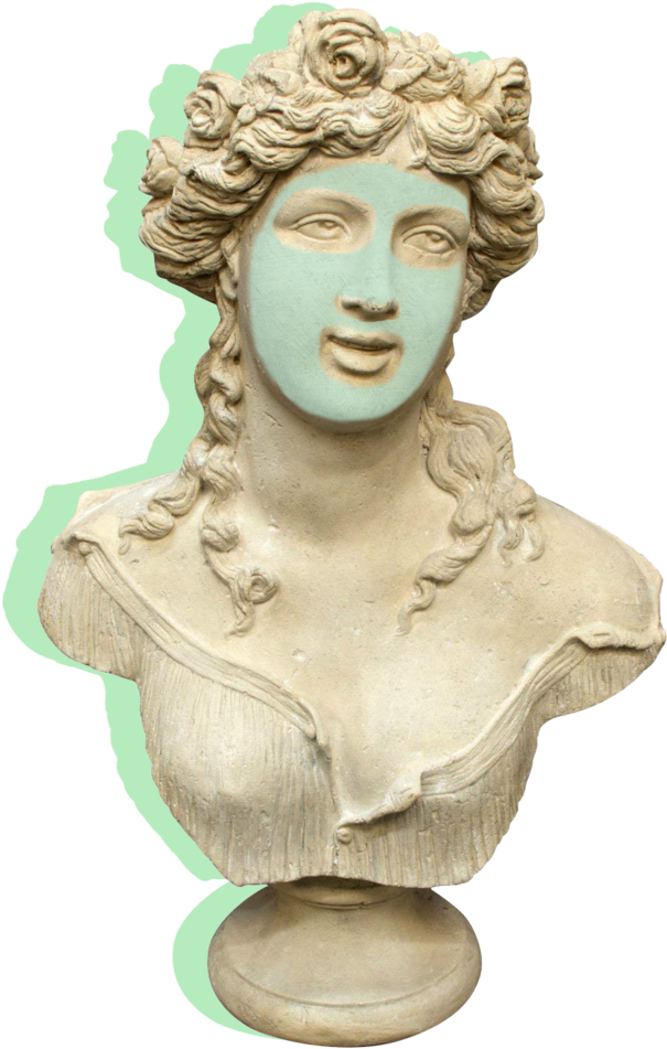 Bust-3b - Roman Bust Statue (1000x1000), Png Download