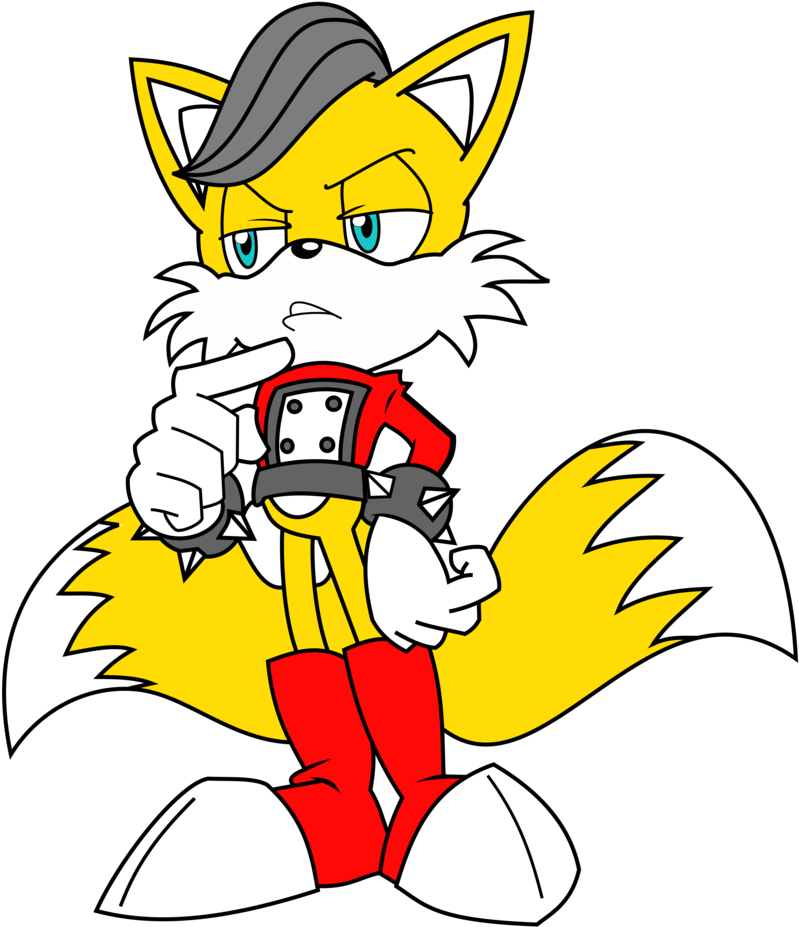 Anti Miles Tails Prower (900x1052), Png Download
