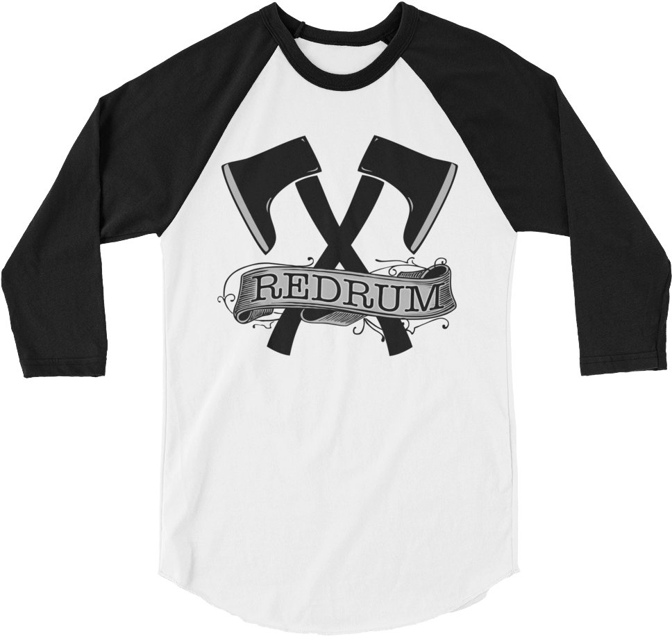 Red Rum 3/4 Sleeve Raglan Shirt - It's Okay If You Think Baseball Is Boring It's Kind (1000x1000), Png Download
