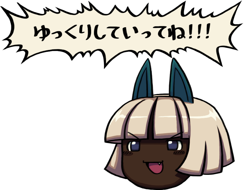 ゆっくり いってね Cartoon Fictional Character - Skullgirls Yukkuri (804x627), Png Download
