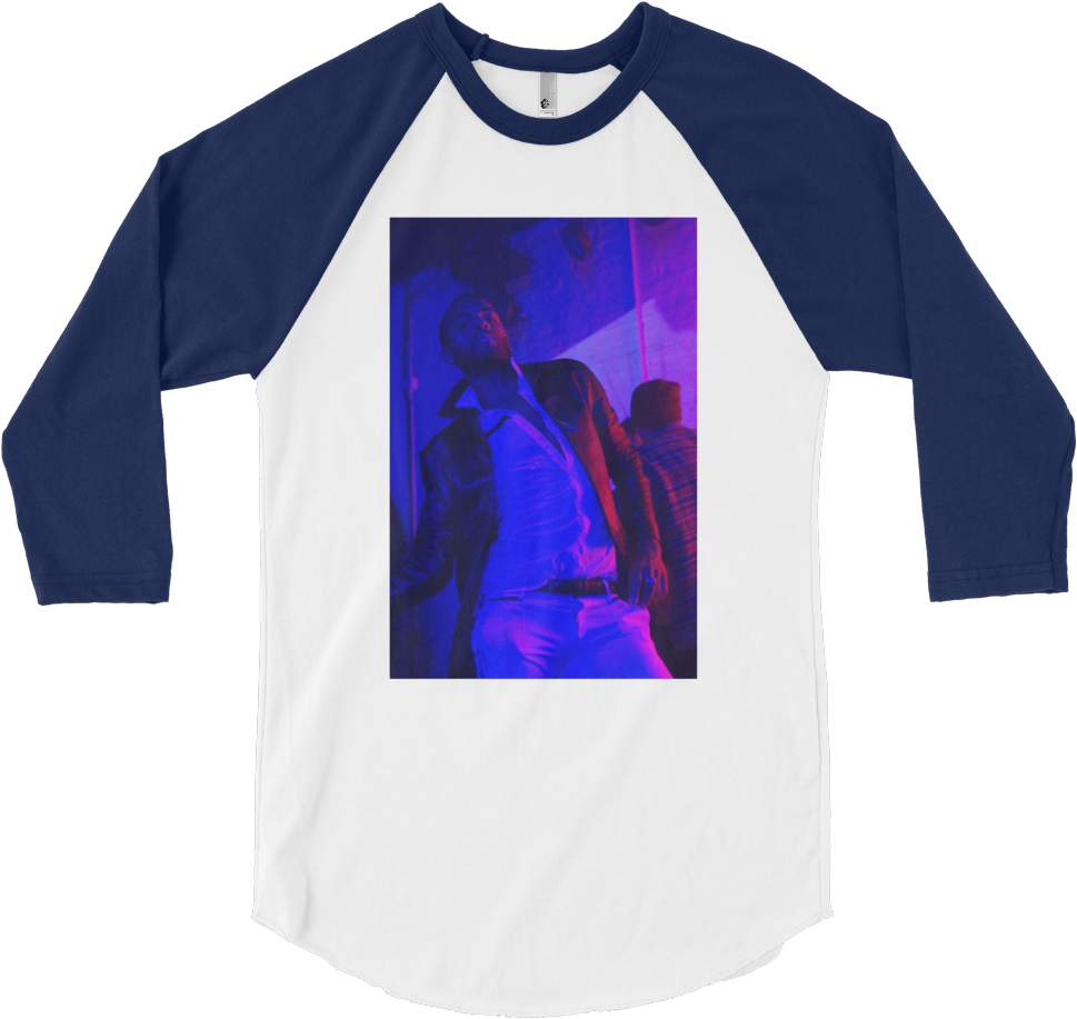Stuntin On Hoes 3/4 Sleeve Raglan Shirt (1000x1000), Png Download