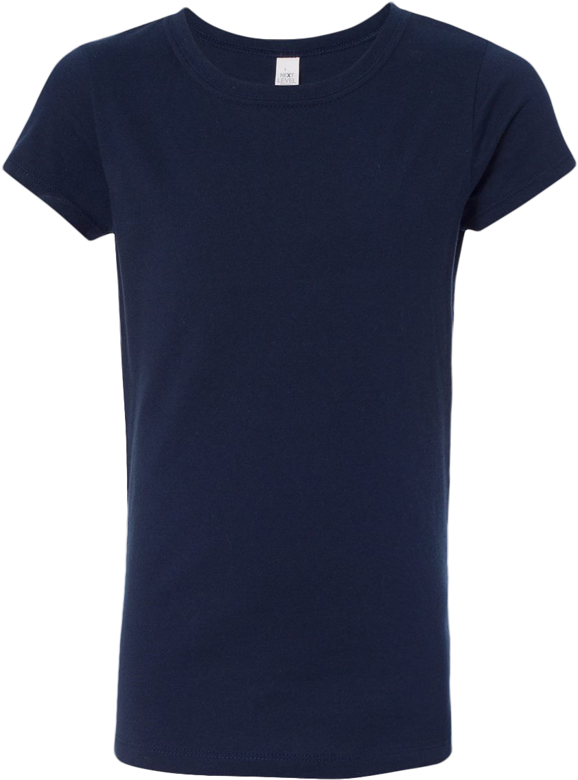 Women Plain T Shirt Blue Back (1250x1250), Png Download